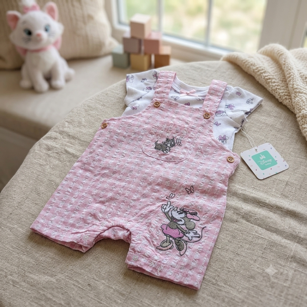 Conjunto 2 Piezas Overol y Body Aristogatos