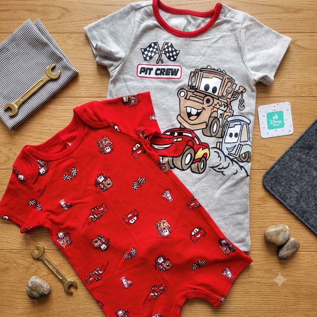 Set 2 Enterizos Cortos Disney Cars