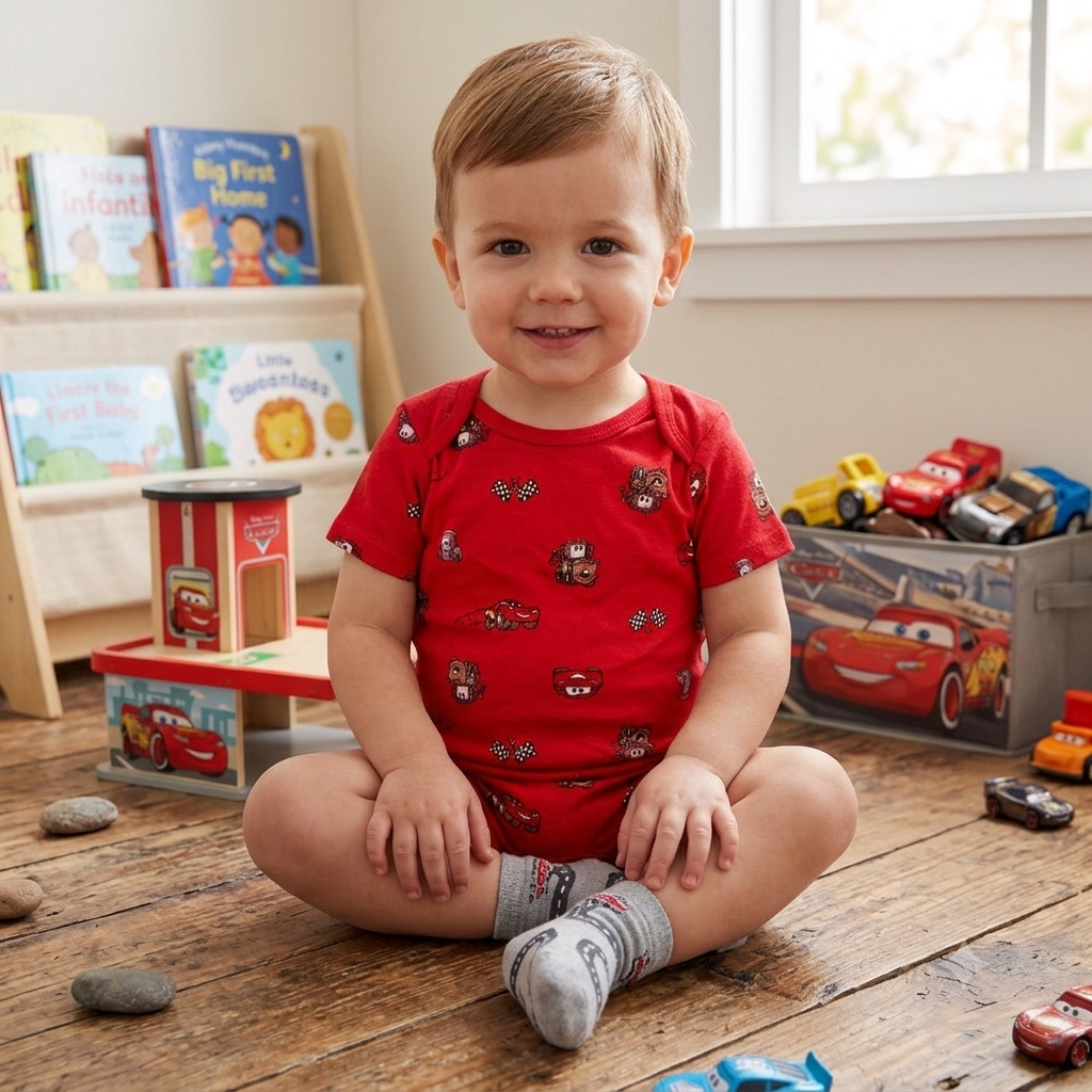 Set 2 Enterizos Cortos Disney Cars