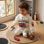 Conjunto Sudadera Rayo McQueen 2 Piezas