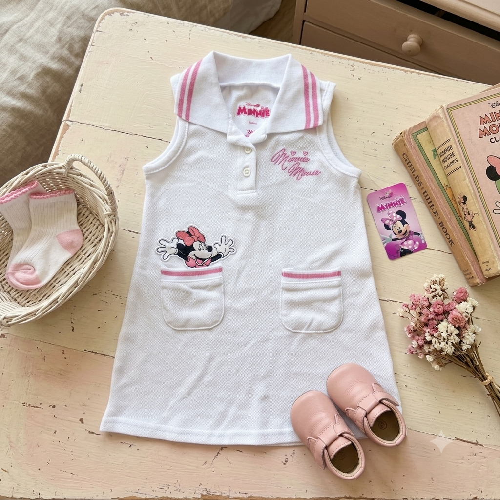 Vestido Polo Sin Mangas Disney Minnie