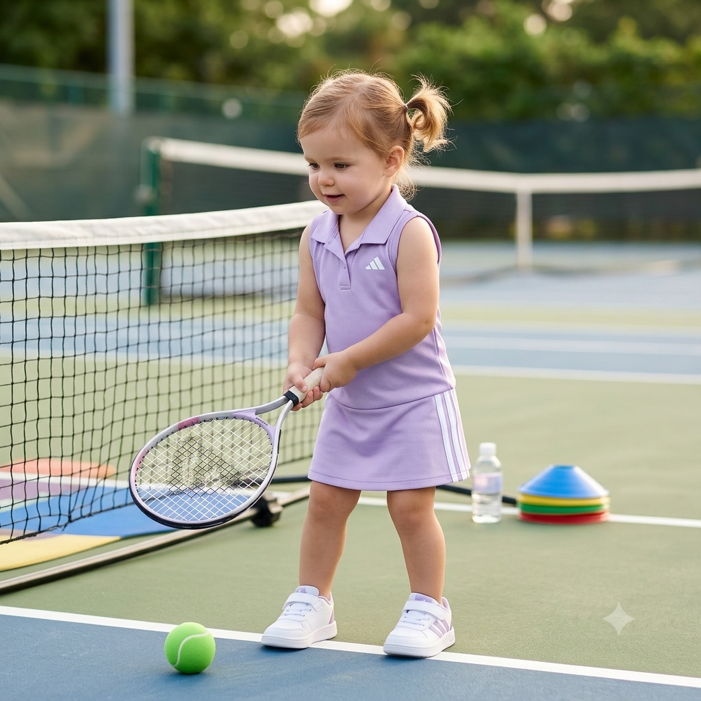 Vestido Deportivo Polo Adidas Lila