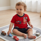 Set Pantaloneta y Camiseta Cars Disney