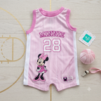 Enterizo Deportivo Minnie Mouse Rosa Claro