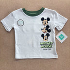 Conjunto Casual Mickey Mouse Verde y Blanco