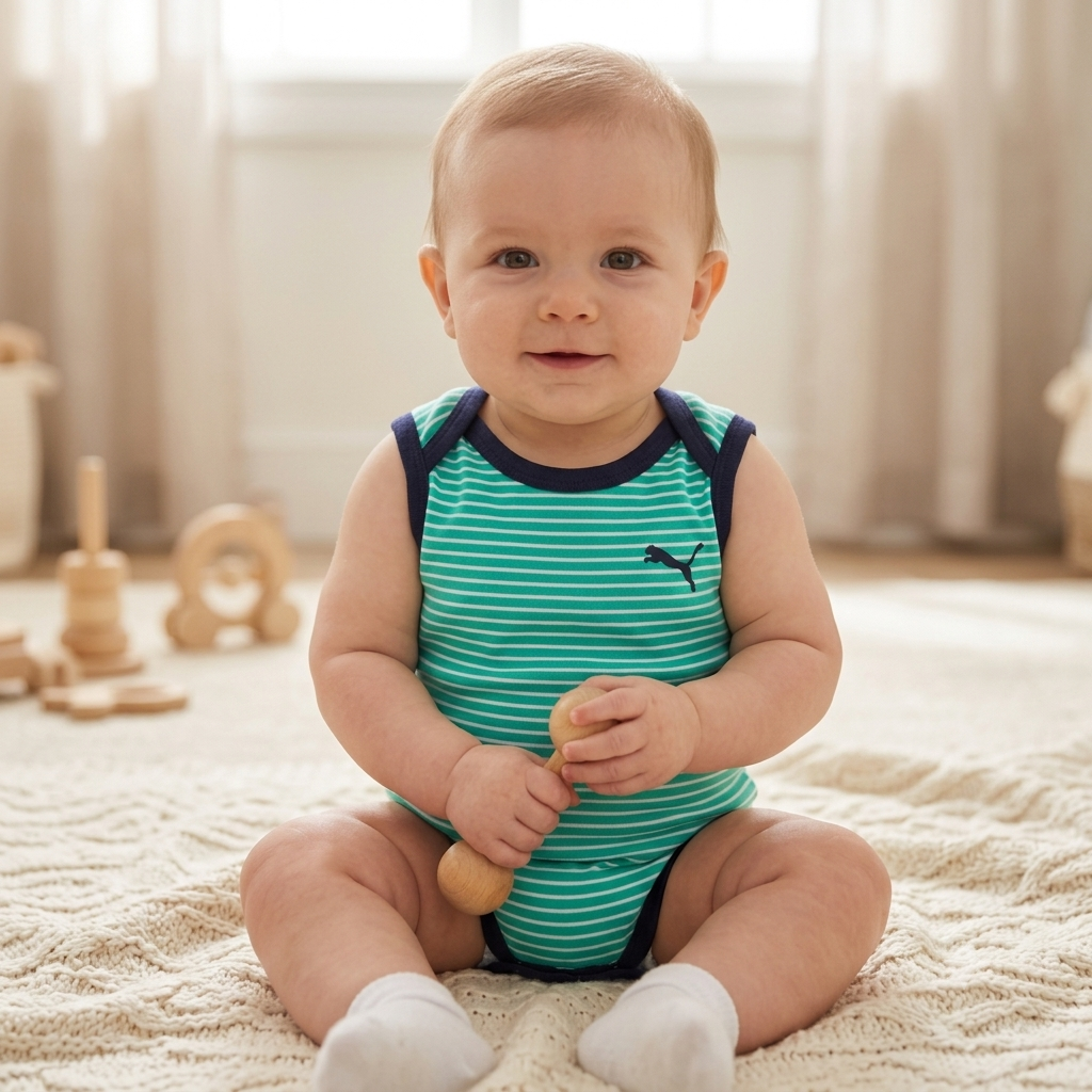 Pack de 4 Bodys Puma para Niño