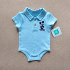 Conjunto 3 Piezas Mickey Mouse Rib Celeste
