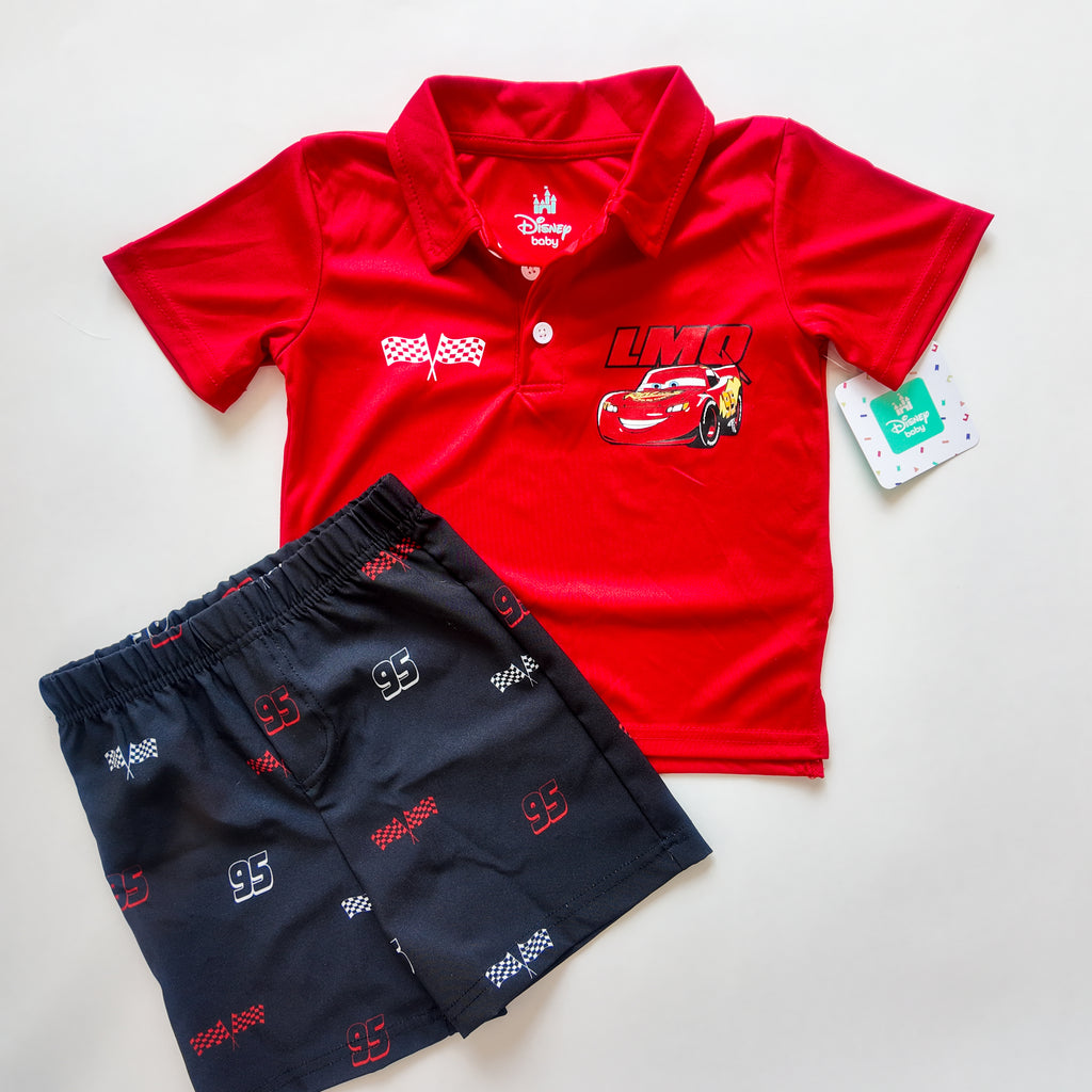 Conjunto Polo y Short Rayo McQueen