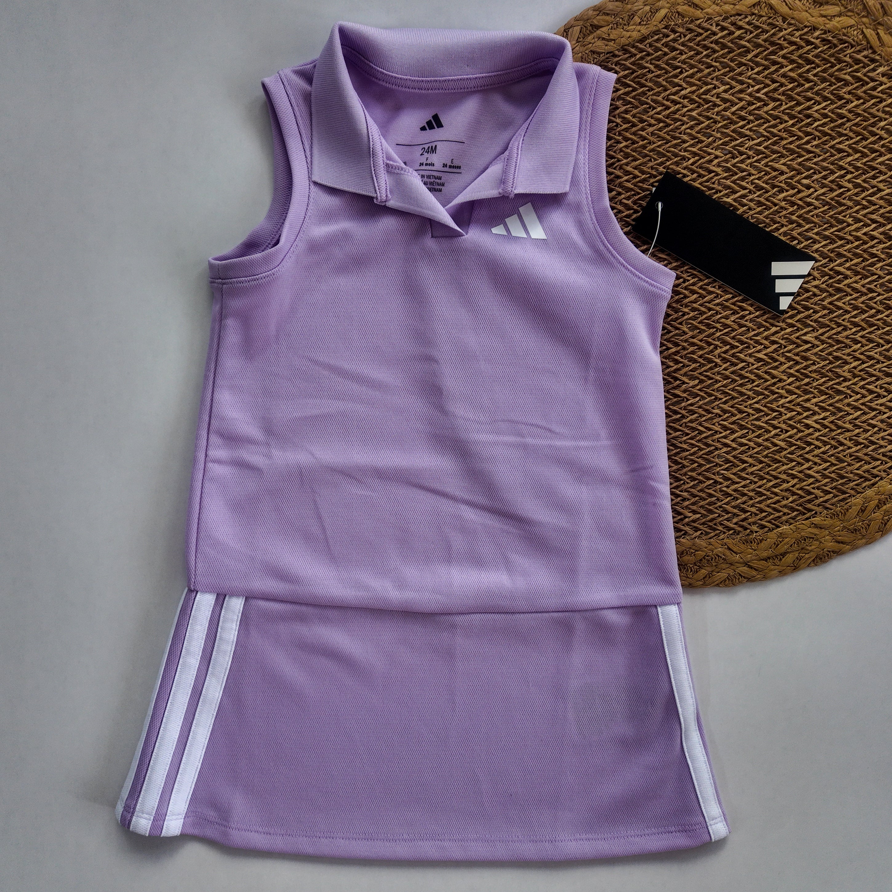 Vestido Deportivo Polo Adidas Lila