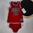 Conjunto Deportivo Jordan Rojo con Cubrepañal