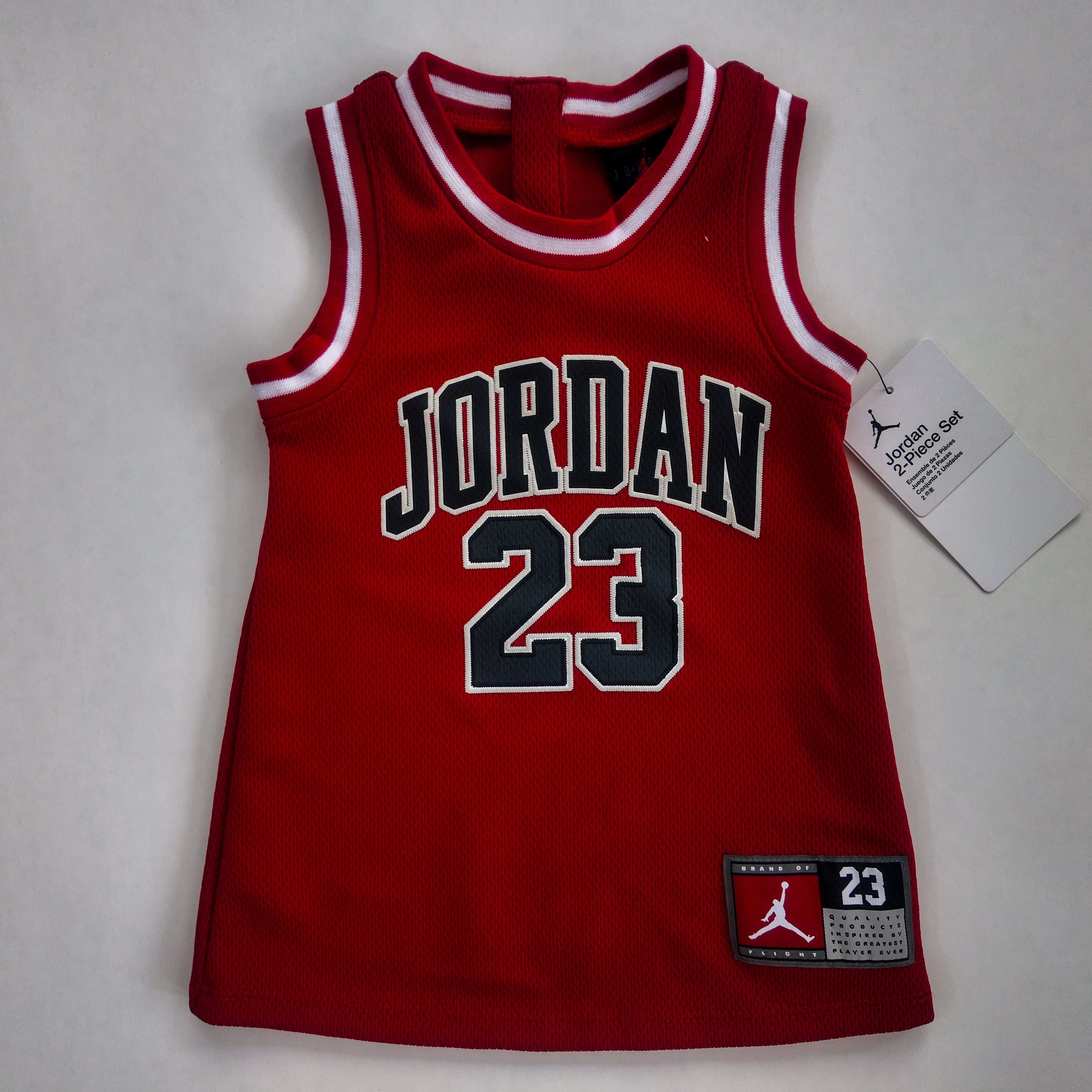 Conjunto Deportivo Jordan Rojo con Cubrepañal