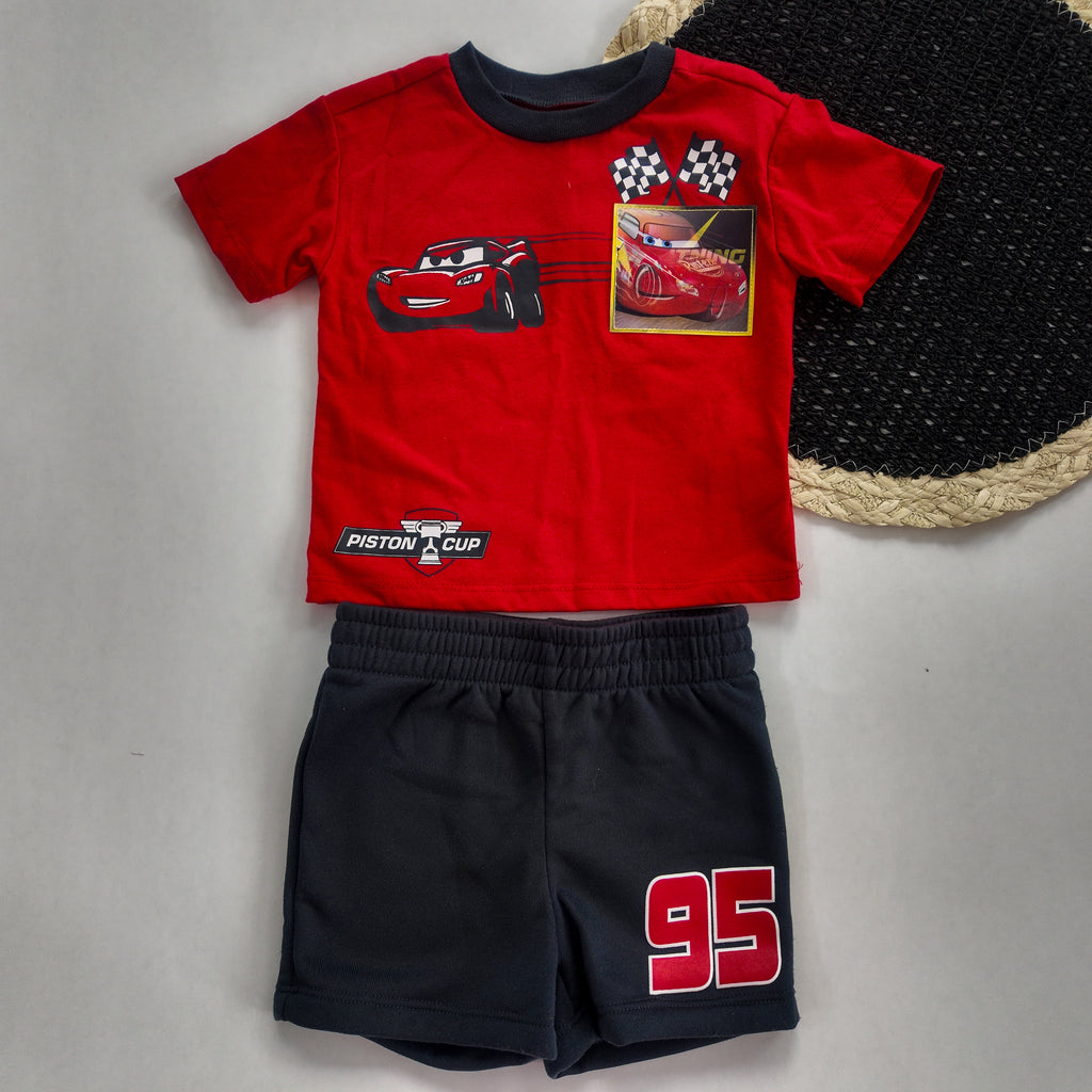 Set Pantaloneta y Camiseta Cars Disney