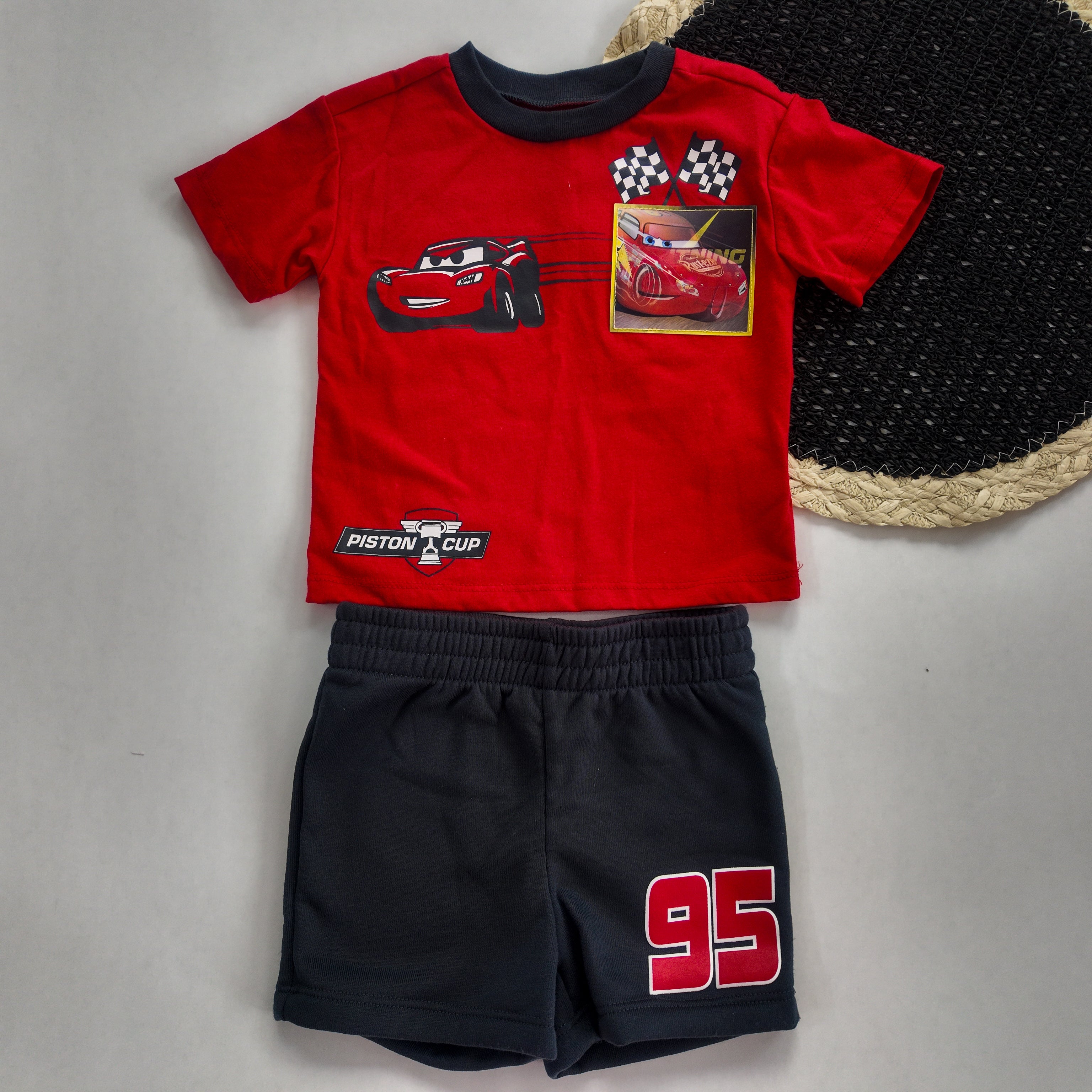 Set Pantaloneta y Camiseta Cars Disney