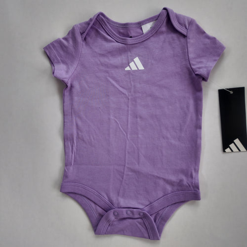 Conjunto Body y Pantaloneta Adidas Lila