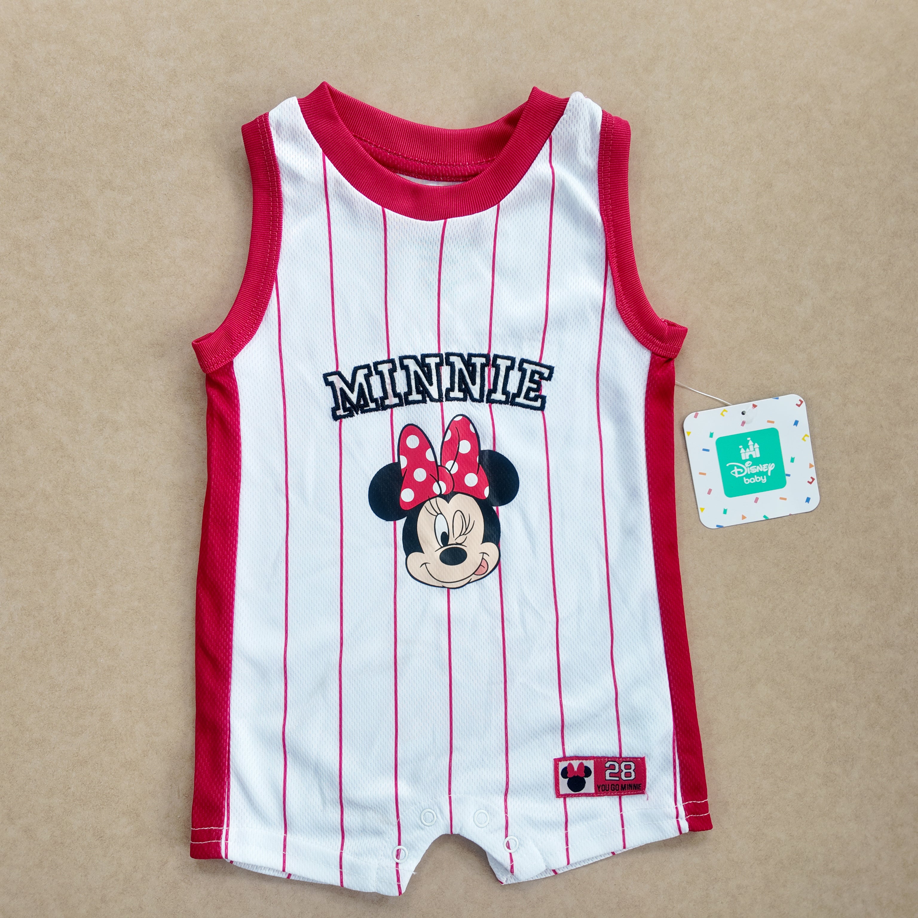 Enterizo Deportivo Minnie Mouse Fucsia