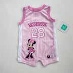 Enterizo Deportivo Minnie Mouse Rosa Claro