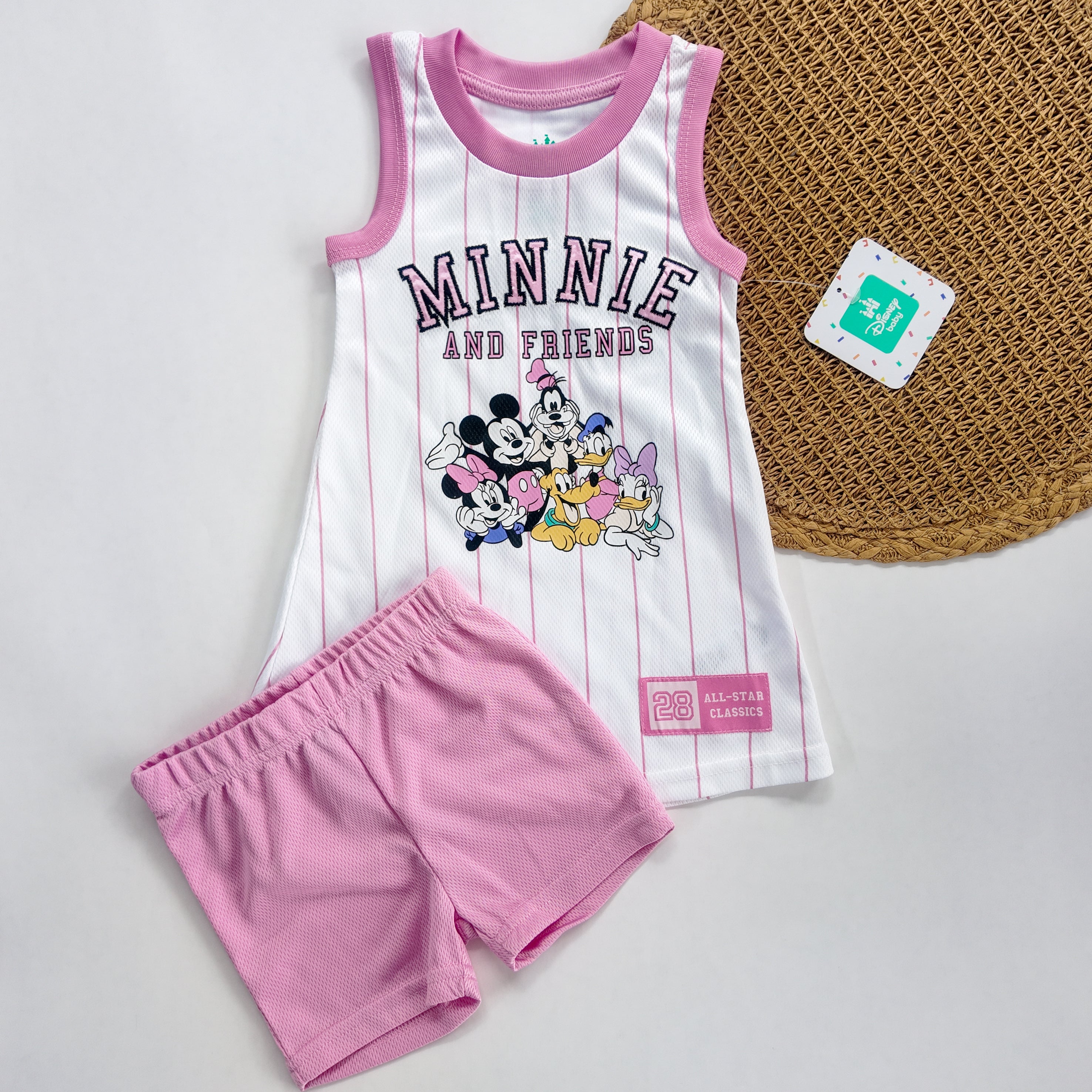 Conjunto Deportivo Minnie and Friends Rosa