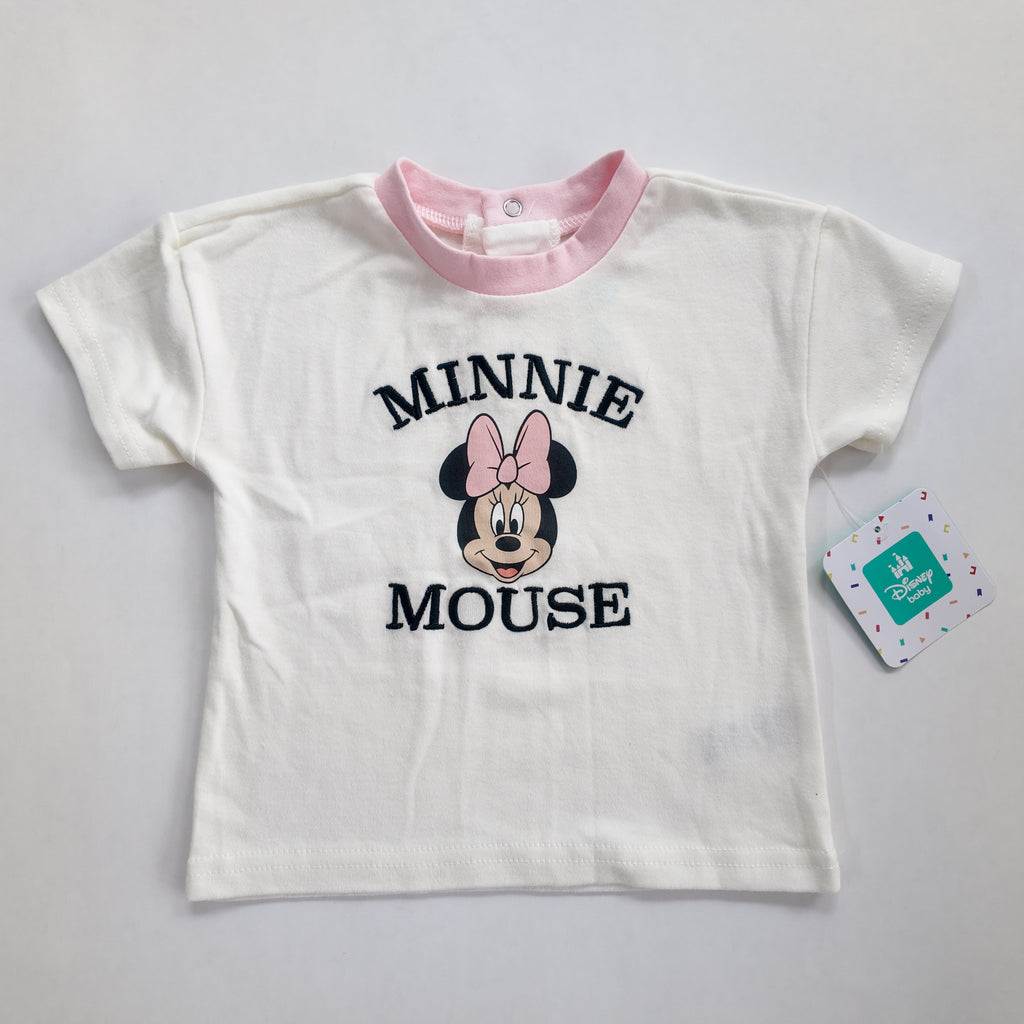 Conjunto Camiseta y Pantaloneta Rayas Minnie Mouse