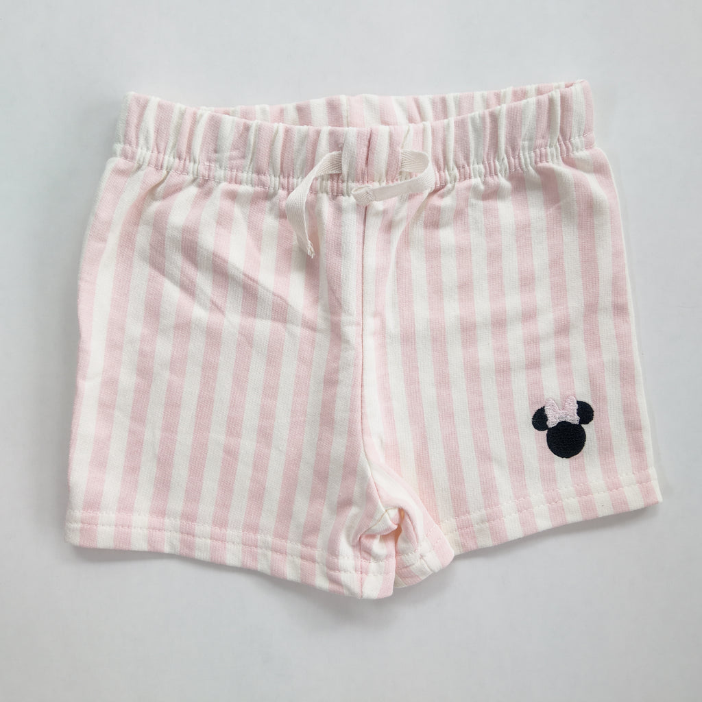 Conjunto Camiseta y Pantaloneta Rayas Minnie Mouse