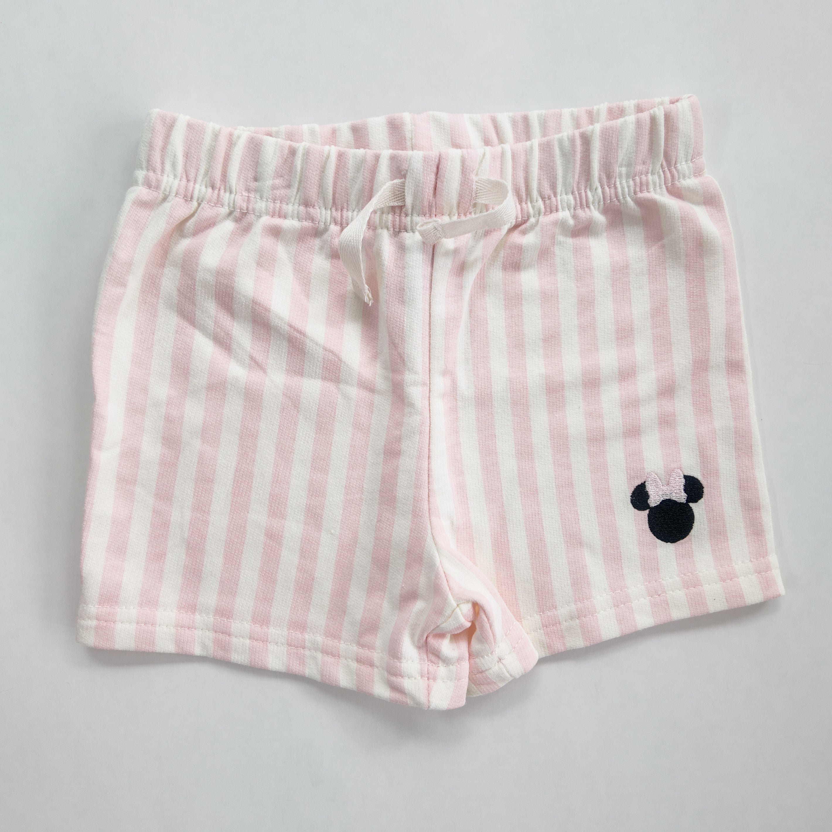Conjunto Camiseta y Pantaloneta Rayas Minnie Mouse