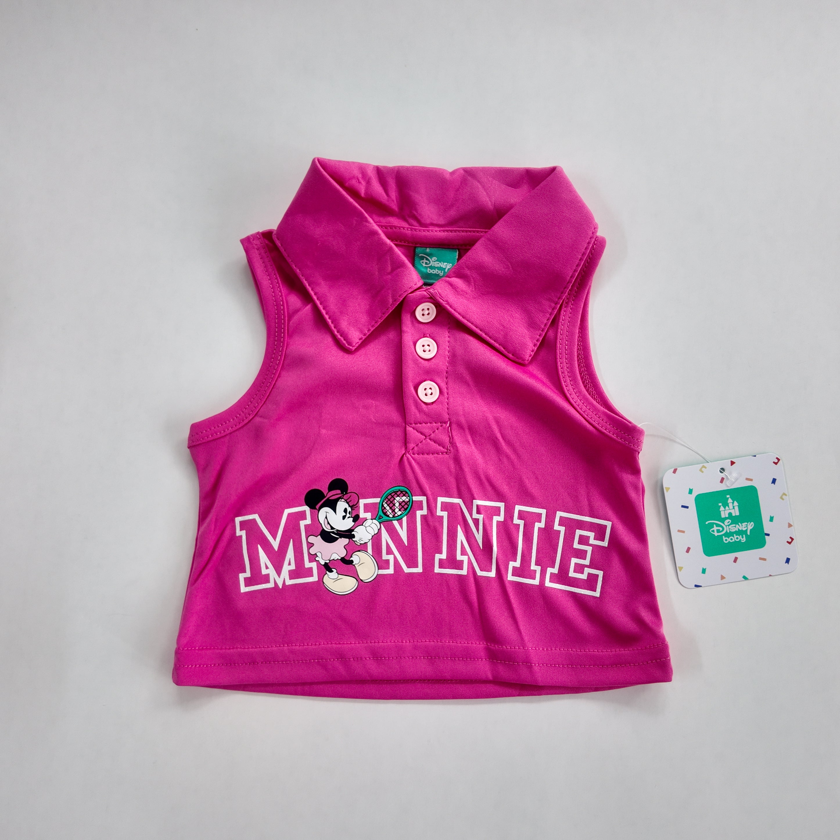 Conjunto Tipo Tenista Minnie Mouse Rosado