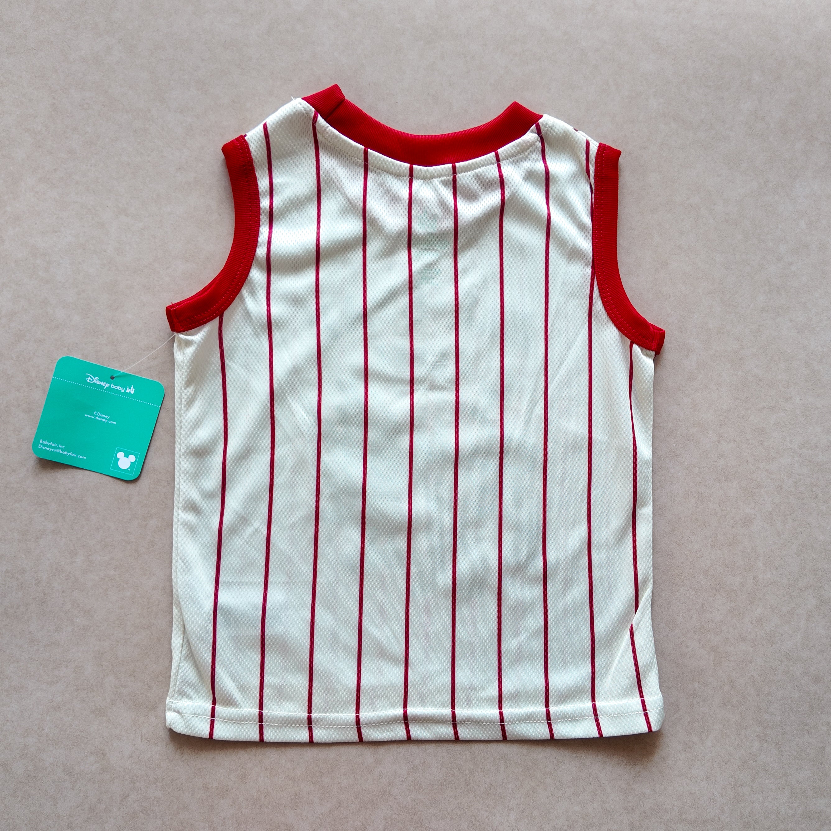 Conjunto 2 Piezas Deportivo Béisbol Mickey & Friends (Rayas Rojas)