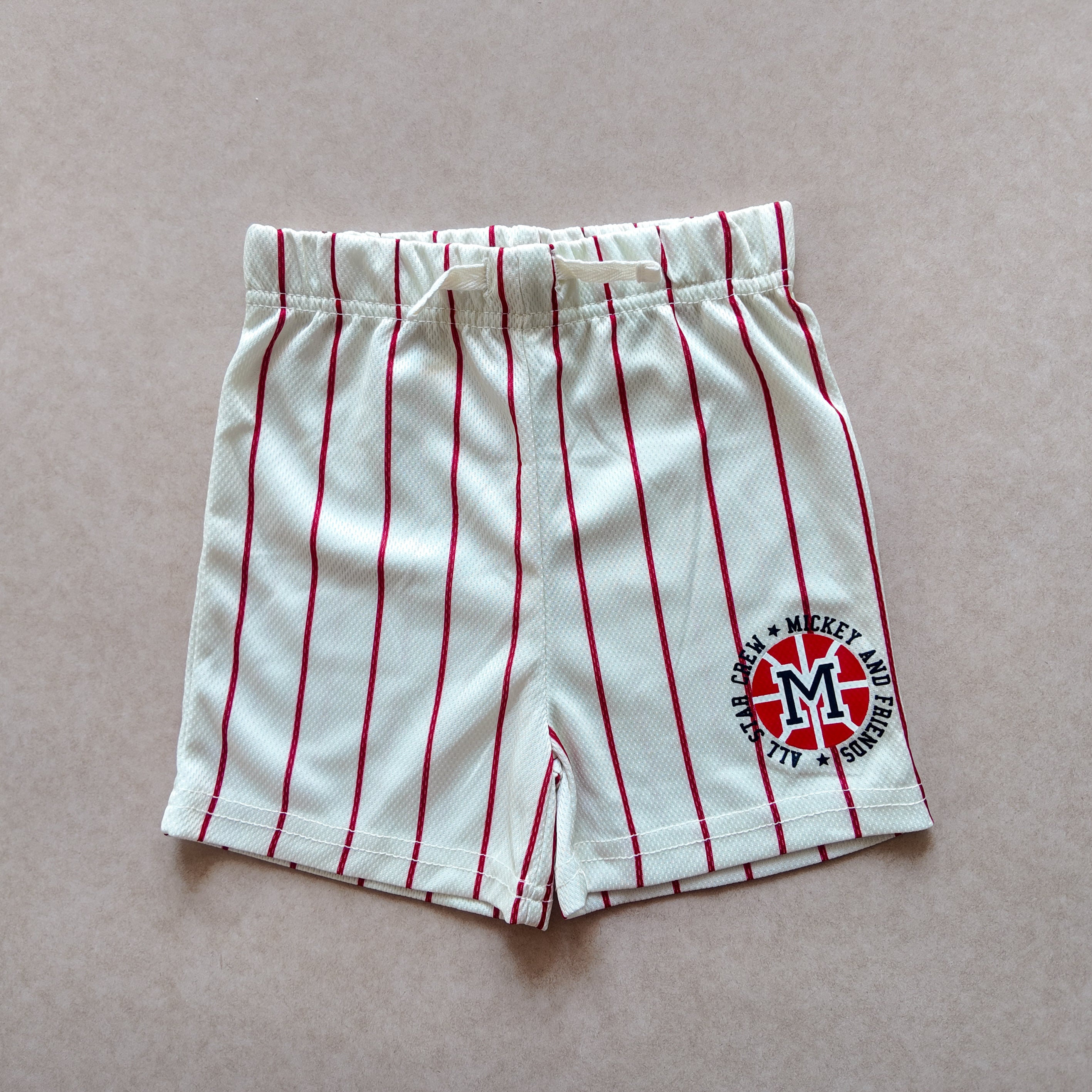 Conjunto 2 Piezas Deportivo Béisbol Mickey & Friends (Rayas Rojas)