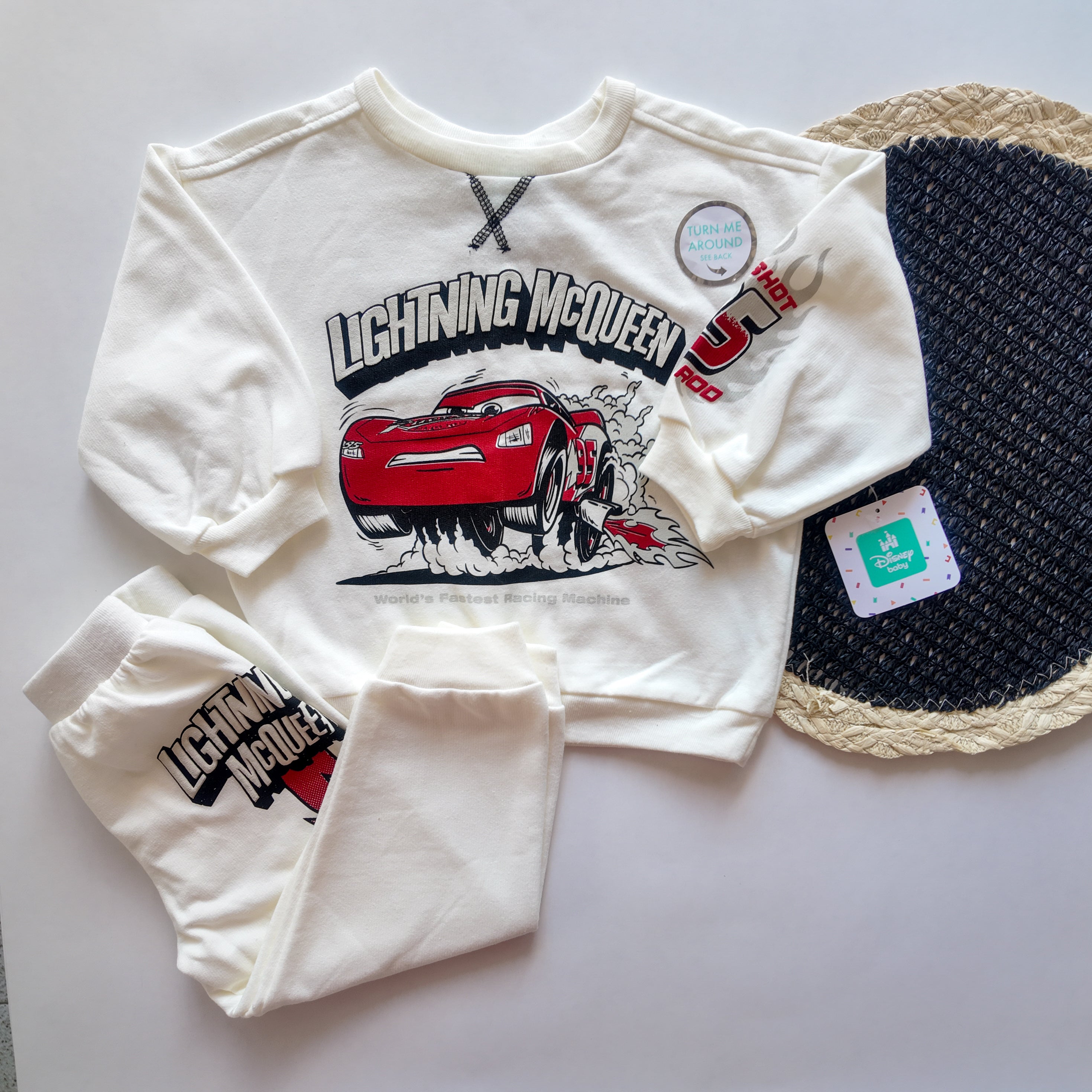 Conjunto Sudadera Rayo McQueen 2 Piezas